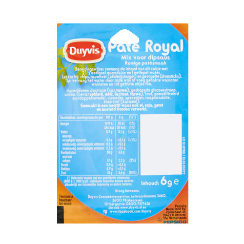 Duyvis Paté Royal Mix - 6g