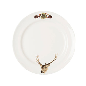 Rien Poortvliet - Plate Stag (25.5cm) "Game & Poultry"