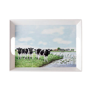Wiebe Van der Zee - Serving Tray (41x29cm) "Cows"