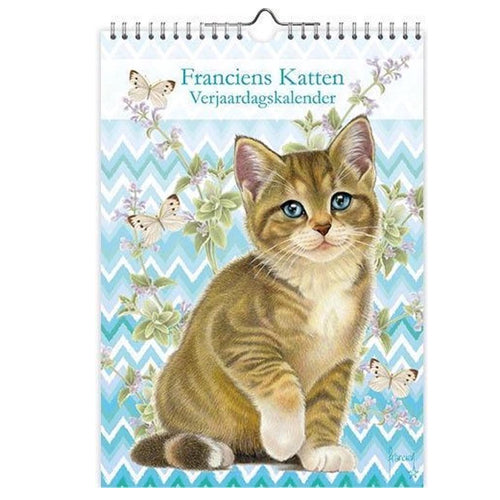 Birthday Calendar - Francien's Kittens Blue
