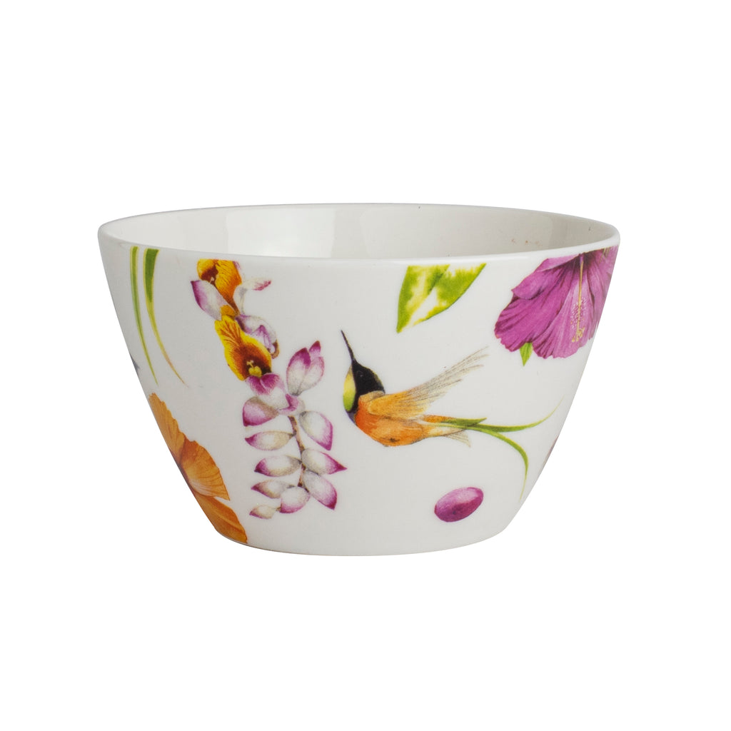 Marjolein Bastin - Bowl White (12cm)  "Hummingbirds"