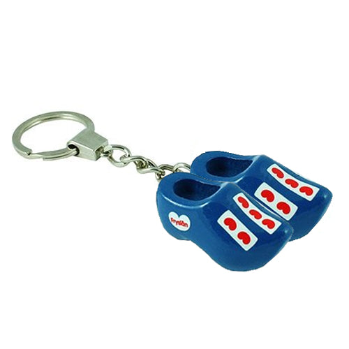Keychain - Pair Wooden Shoes (Frisian) 4cm