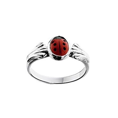 Ladybug Ring (Shell Small) - Size 15.5mm (4 3/4)