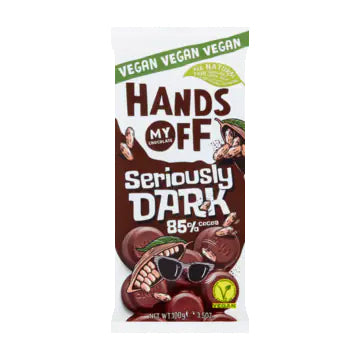 Hands Off My Chocolate "Seriously Dark 85%" Chocolate Bar - 100g.
