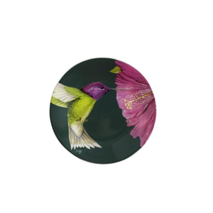 Marjolein Bastin - Plate Tiny Green (12cm)  "Hummingbirds"