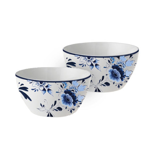 Dutch Floral - Bowls (13cm) Set of 2