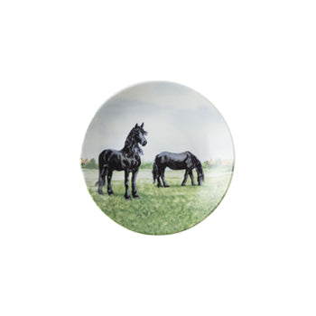Wiebe Van der Zee - Plate Tiny (10.5cm) Horses 