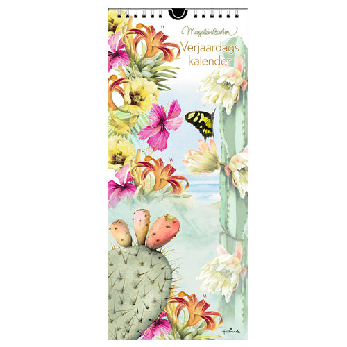 Birthday Calendar - Marjolein Bastin Long (Flowers/Butterflies)