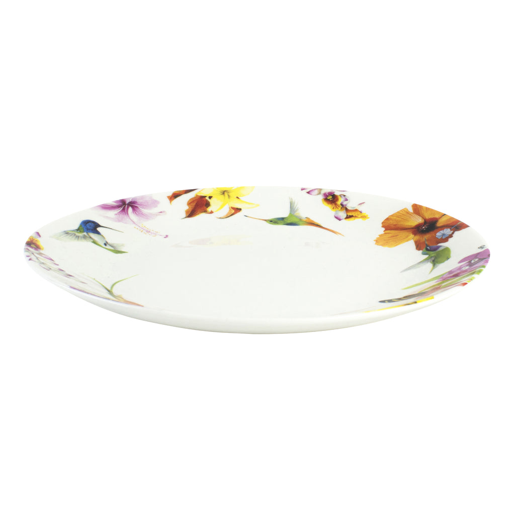 Marjolein Bastin - Plate White (25cm)  "Hummingbirds"