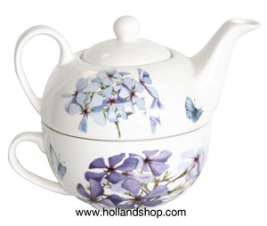Marjolein Bastin - Tea for One Flox (Cup & Mini Teapot) "Sketch of Nature"